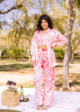 Serene Pink Tie Dye Co Ord Set